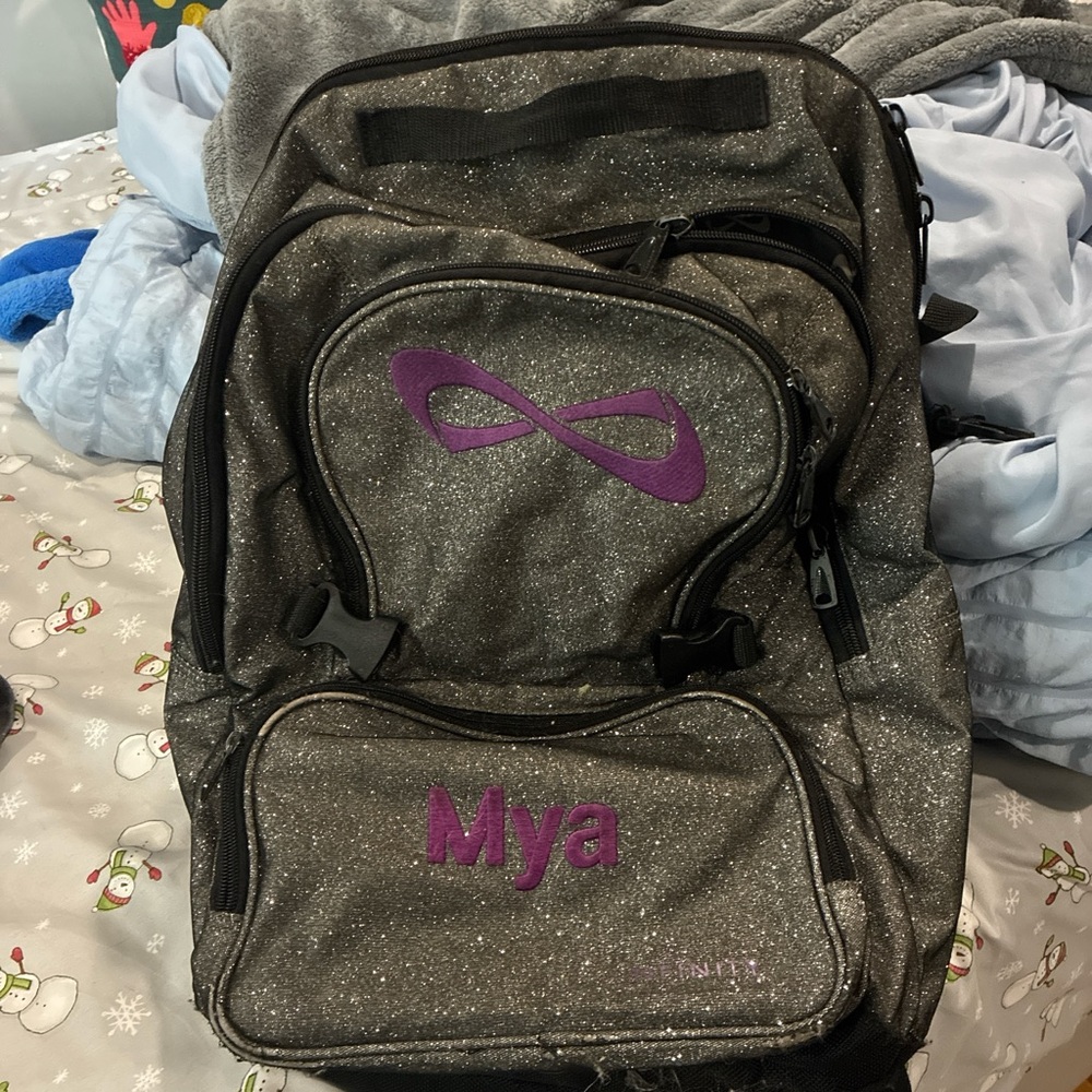 Gray Nfinity backpack